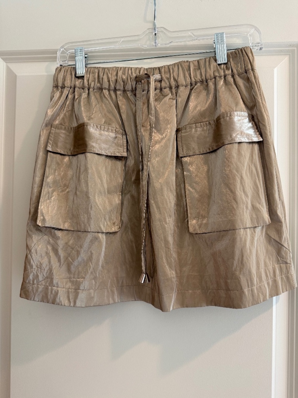 NWT Gold Metallic Skirt